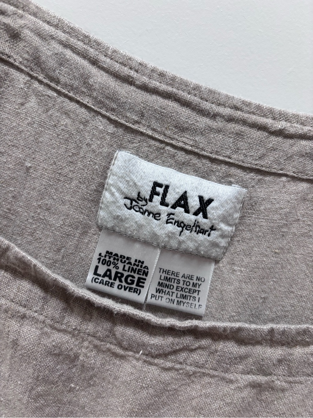 Vintage Rare FLAX by Jeanne Engelhart Linen Overalls